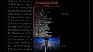 Top DSA Question to crack any interview #shorts #viral #tech #dsa #interview