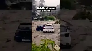 current situation Kullu Manali #himachalpradesh #monsoon