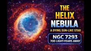 NGC 7293: The Helix Nebula 🌌 | A Star Like Our Sun Is Dying #HelixNebula #Space