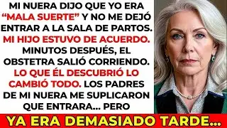 Mi nuera me llamó “salada” y no me dejó entrar a la sala de parto… minutos después, sus papás...
