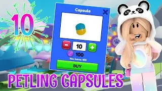 Opening ✨10✨ PETLING CAPSULES in Ropets!
