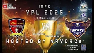 🔴 LIVE | VPL 2025 | GOLD FINAL | GAUR | KOLKATA UNITED vs HAWKS 1