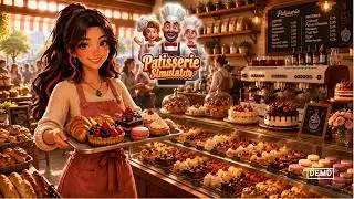 🍰 First Time Running a Patisserie 🧁 PATISSERIE SIMULATOR | Demo Gameplay