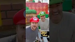 REAL LIFE MARIO AND LUIGI MAGIC #mariobros #marioandluigi #marioland