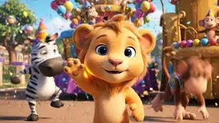 Baby Lion Missed the Jungle Parade 🦁 | Nursery Rhymes for Kids & Baby Songs