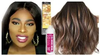 HOW TO DYE WEAVE FROM BLACK TO CHOCOLATE BROWN WITH HONEY BLONDE HIGHLIGHTS | QT HAIR ALIEXPRESS