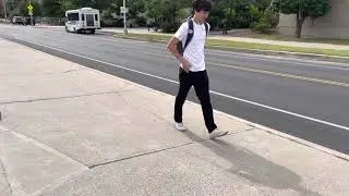 Walking From Broad Street Commons To Clinton Dining Hall In Plattsburgh University