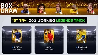 LEGEND Black Ball Trick In LEGENDS Worldwide Clubs Box Draw || Pes 2021 Mobile