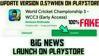 Wcc3 New Update Version 0.5 Will Roll out or Full Version Will be Roll out??