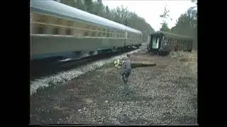 Zugunfall bei Babenhausen 1990