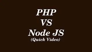 PHP VS Node JS
