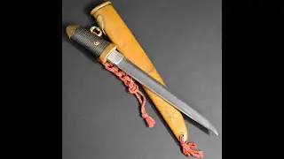 02651 Authentic NIHONTO JAPANESE SAMURAI SWORD TANTO w/KOSHIRAE ANTIQUE