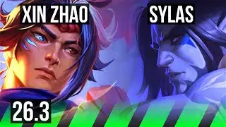 XIN ZHAO vs SYLAS (JGL) | Good KDA: 10/1/11 | KR Master | 26.3