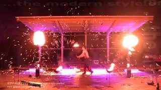 Feuershow Gera - Osterstein - Project Fire Feuerlichtshows