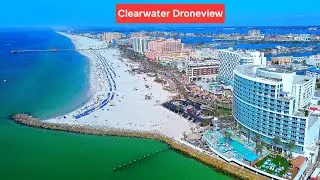 Spectacular Drone Footage of Clearwater Beach, Florida | Sunset, Hotels, and Ocean Views #dronevideo