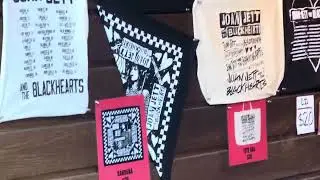 Billy Idol and Joan Jett & the Blackhearts Concert Merchandise Tent 8/28/25 Pine Knob Music Theatre 