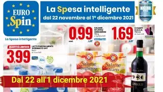 #Anteprima Eurospin dal 22 all'1 dicembre 2021