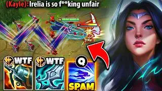 This Kayle thought she was allowed to play the game... NOT on my watch!
