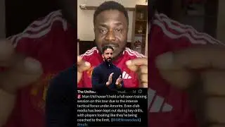 Ruben Amorim ban cameras from close door training. #manchesterunitedforever