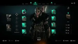 Assassin's Creed Valhalla New Gear Full Set Jarl of The Raven Clan Armour