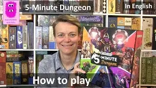 5-Minute Dungeon, how to play (In English, card game)