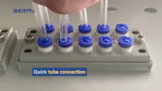 🚀 Fast, precise connections with our Electric & Pneumatic Multi-Connector Tube Panel! ⚡