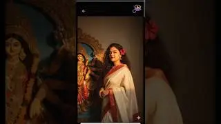 when I asked Google Gemini to turn into Durga Pooja look #durgapuja #googlegemini #techshorts