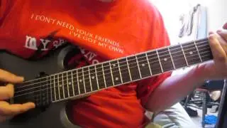 Crewcabanger [w/ sweeps] - Chelsea Grin (Guitar Cover)