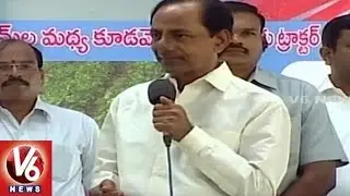 CM KCR Speech At Erravalli | Development Works In Village | Medak | V6 News