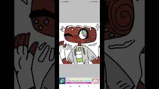 Drawing Cosmo🍫#cosmo#dandysworld#roblox#qrt#ibispaintx