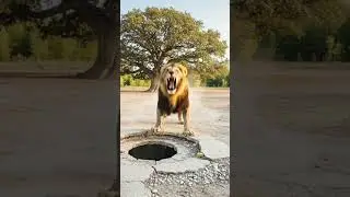 lion vs girls action never seen..