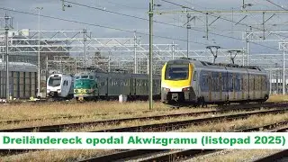 Przy torach: Dreiländereck opodal Akwizgramu (listopad 2025)