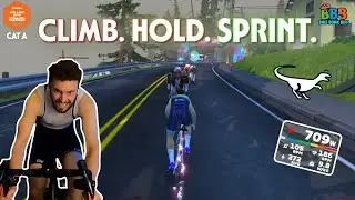 От KOM Grind до Sprint Line | Zwift Race – Катаемся с ENVE (категория A, Юрское побережье)