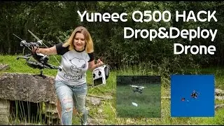 PARACHUTES plane and boat drop from a DRONE Yuneec Q500