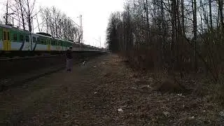 3 składy EN57AL kolejak Sulej&oacute;wek