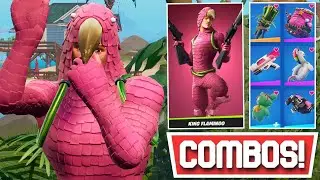 BEST KING FLAMINGO SKIN [SUMMER 2022] COMBOS! | Fortnite