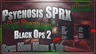 ❖[PS3/Bo2] Psychosis v1 Non-Host SPRX Mod Menu + Free Download || zOlymP❖