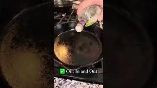 Cast Iron Cleaning Wrong? This Changes Everything #castiron #cooking