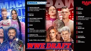 WWE DRAFT ।। Raw ।। Smakdown।।