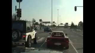 Ferrari vs Sleeper Jeep 0-156mph