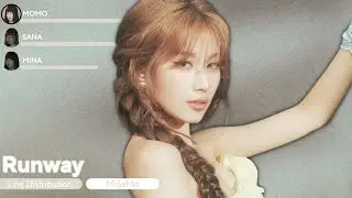 MISAMO - Runway (Line Distribution + Lyrics)