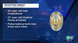 Man critically injured in Lodi shooting, suspect arrested