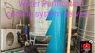 Water Purification cooling system service.(water plant). Replacement of PHE(Plate heat exchanger).