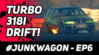 BMW 318i Turbo drift bevet&eacute;s! - #Junkwagon Episode 6.