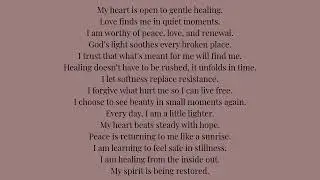 Be Still & Heal | 30 Minutes of Peaceful Christian Affirmations