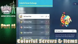 Pokemon Legends Z-A Switch 2 Edition Walkthrough Part 8-3 [No Commentary]: Colorful Screws & Items