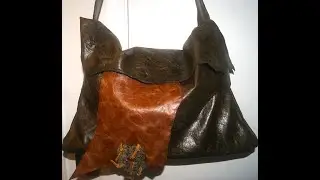 Creative leather handbags made by 