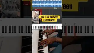 Sean, how do you get the notes on the screen⁉️🤯 #piano #jazz #music #musician #gospelmusic