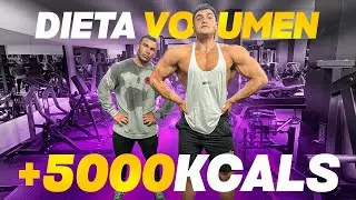 UN DIA en mi DIETA de VOLUMEN | MAS DE 5000 CALORIAS *PAUTAS y EXPLICACION*