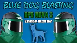 NOVA 3 Sandblast Respirator by Blue Dog Blasting #BlueDogMafia
